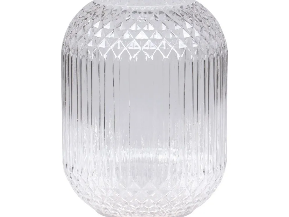 Chic Antique Vase mit kariertem Muster