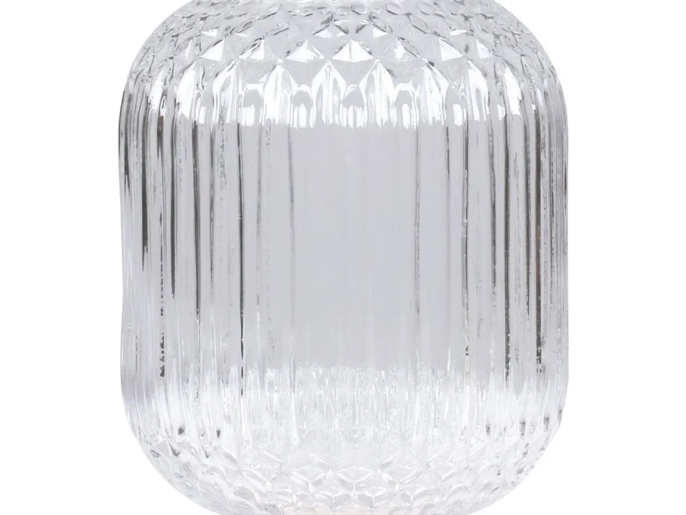 Chic Antique Vase mit kariertem Muster