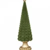 Chic Antique Velours Weihnachtsbaum auf Fuß