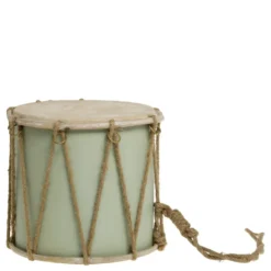 Chic Antique Vintage Trommel mit Leder handgemacht