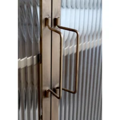 Chic Antique Vitrinenschrank mit 4 Glastüren