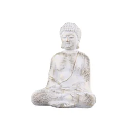 Chic Antique Vittel Buddha mit Gold Muster