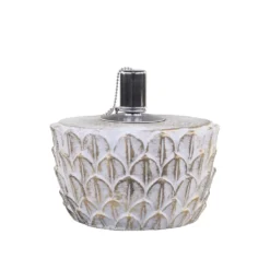 Chic Antique Vittel Öllampe mit Gold Muster