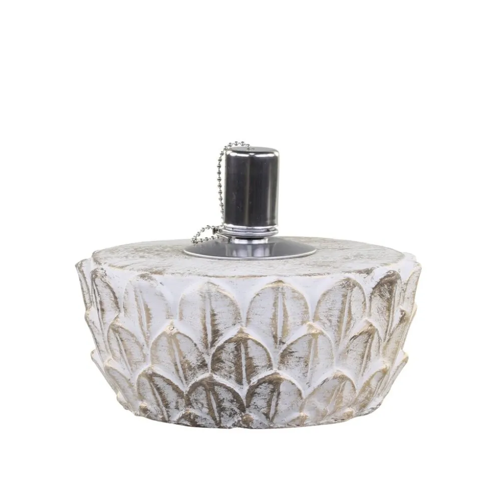 Chic Antique Vittel Öllampe mit Gold Muster