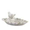 Chic Antique Vittel Vogelbad mit Goldmuster