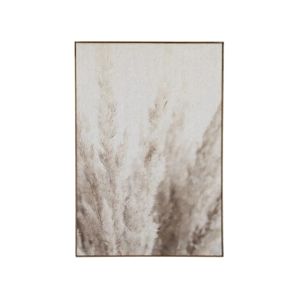 Chic Antique Wandbild mit Weizenmotiv