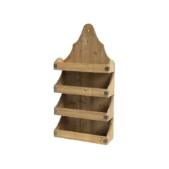 Chic Antique Wandregal mit 4 Ablagen