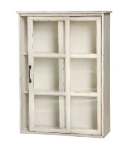 Chic Antique Wandschrank mit Schwebetür