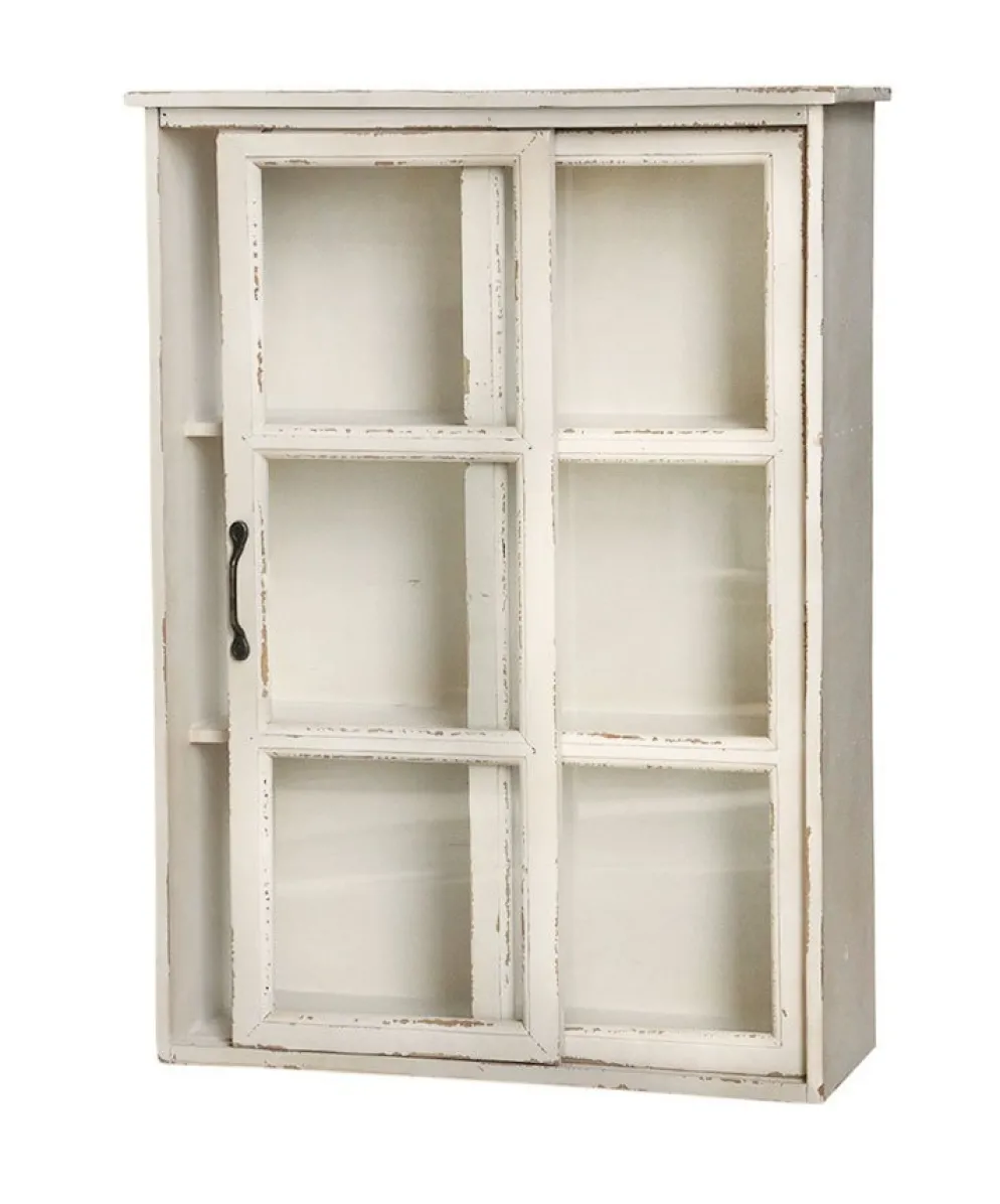 Chic Antique Wandschrank mit Schwebetür