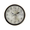 Chic Antique Wanduhr mit Goldrand