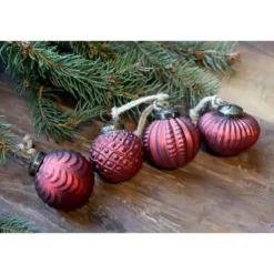 Chic Antique Weihnachtskugeln in einer Schachtel 12er Set