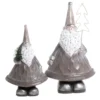 Chic Antique Weihnachtsmann mit LED Baum 2er-Set