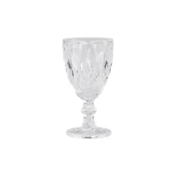 Chic Antique Weinglas mit Diamantenmuster