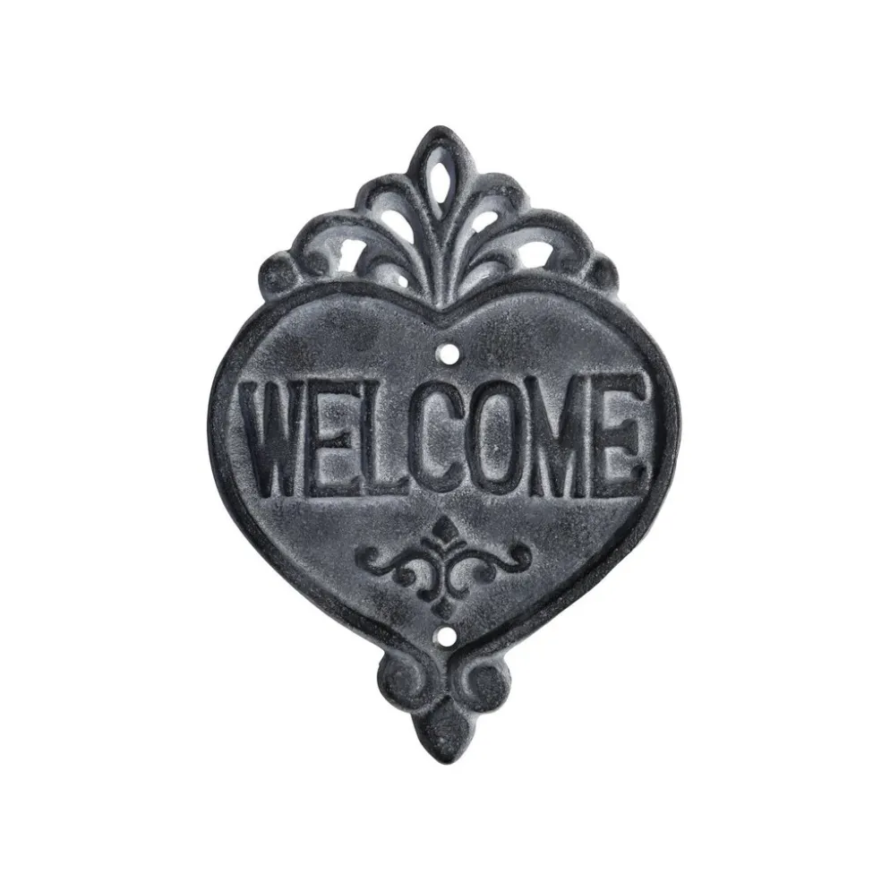 Chic Antique Welcome Schild aus Eisen