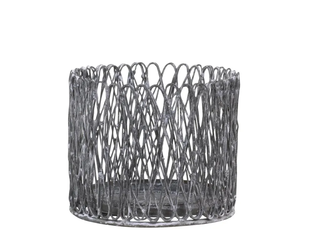 Chic Antique Windlicht Fil de Fer aus Eisen