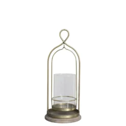 Chic Antique Windlicht mit Glas