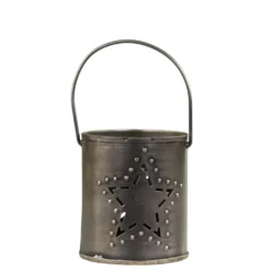 Chic Antique Windlicht mit Henkel und Sternendekor