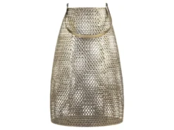 Chic Antique Windlicht mit Lochmuster aus Eisen