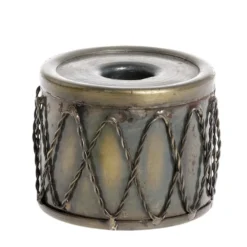Chic Antique Winterlicher Kerzenständer aus Eisen