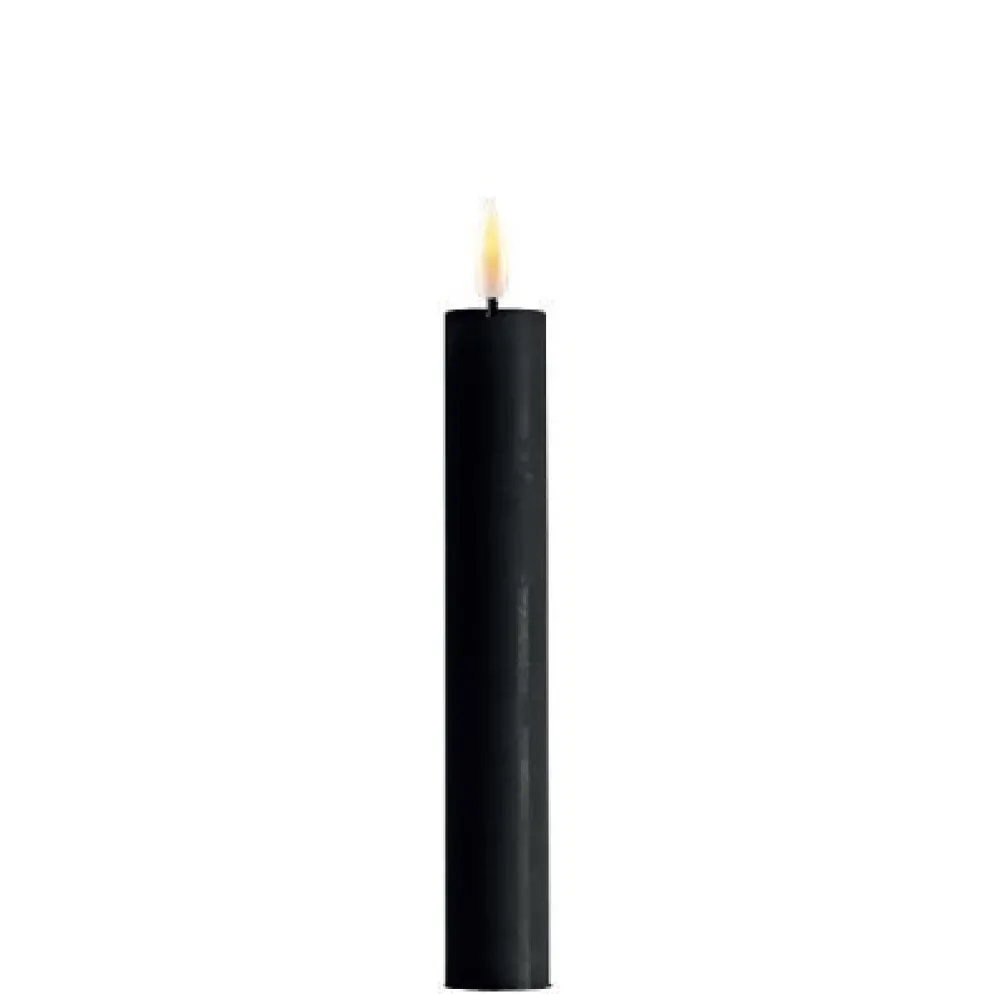 Deluxe Homeart LED 2er Set Stabkerze Real Flame