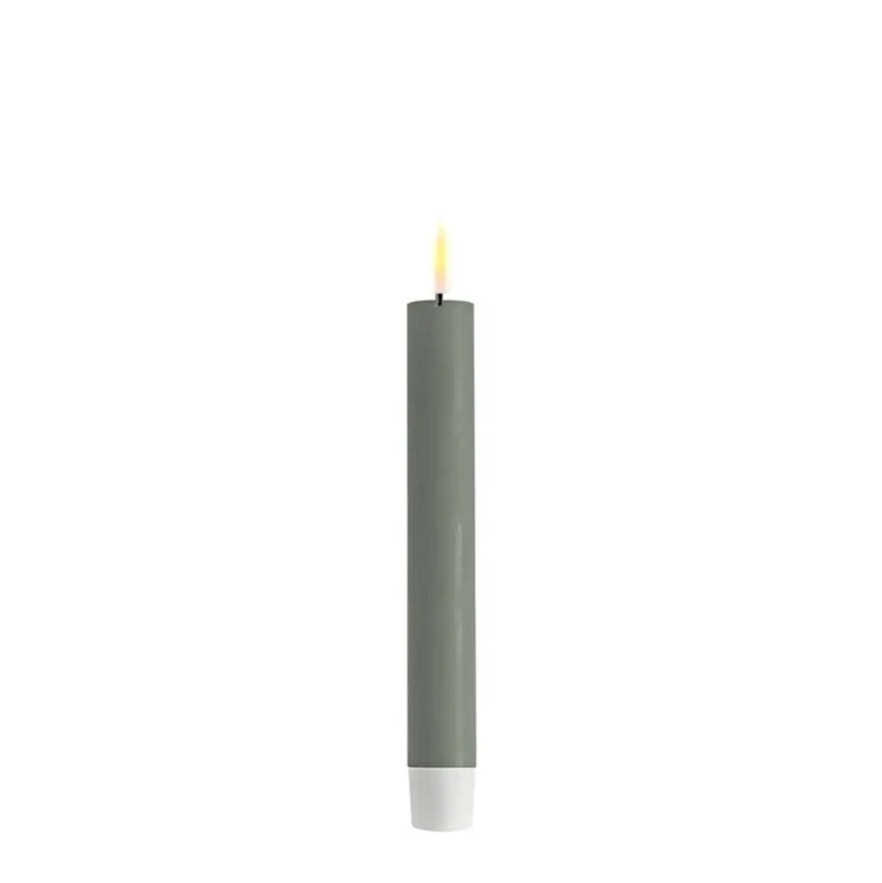 Deluxe Homeart LED 2er Set Stabkerze Real Flame