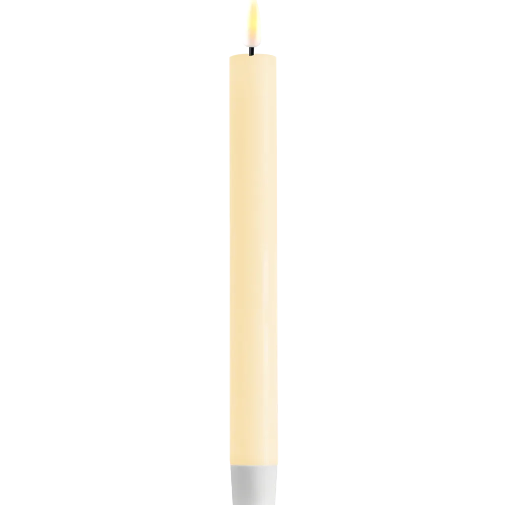 Deluxe Homeart LED 2er Set Stabkerze Real Flame
