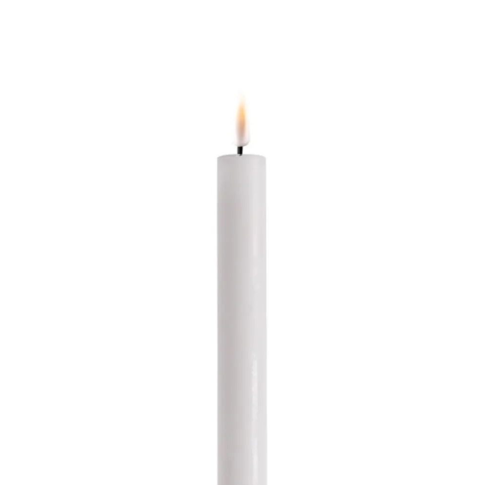 Deluxe Homeart LED 2er Set Stabkerze Real Flame