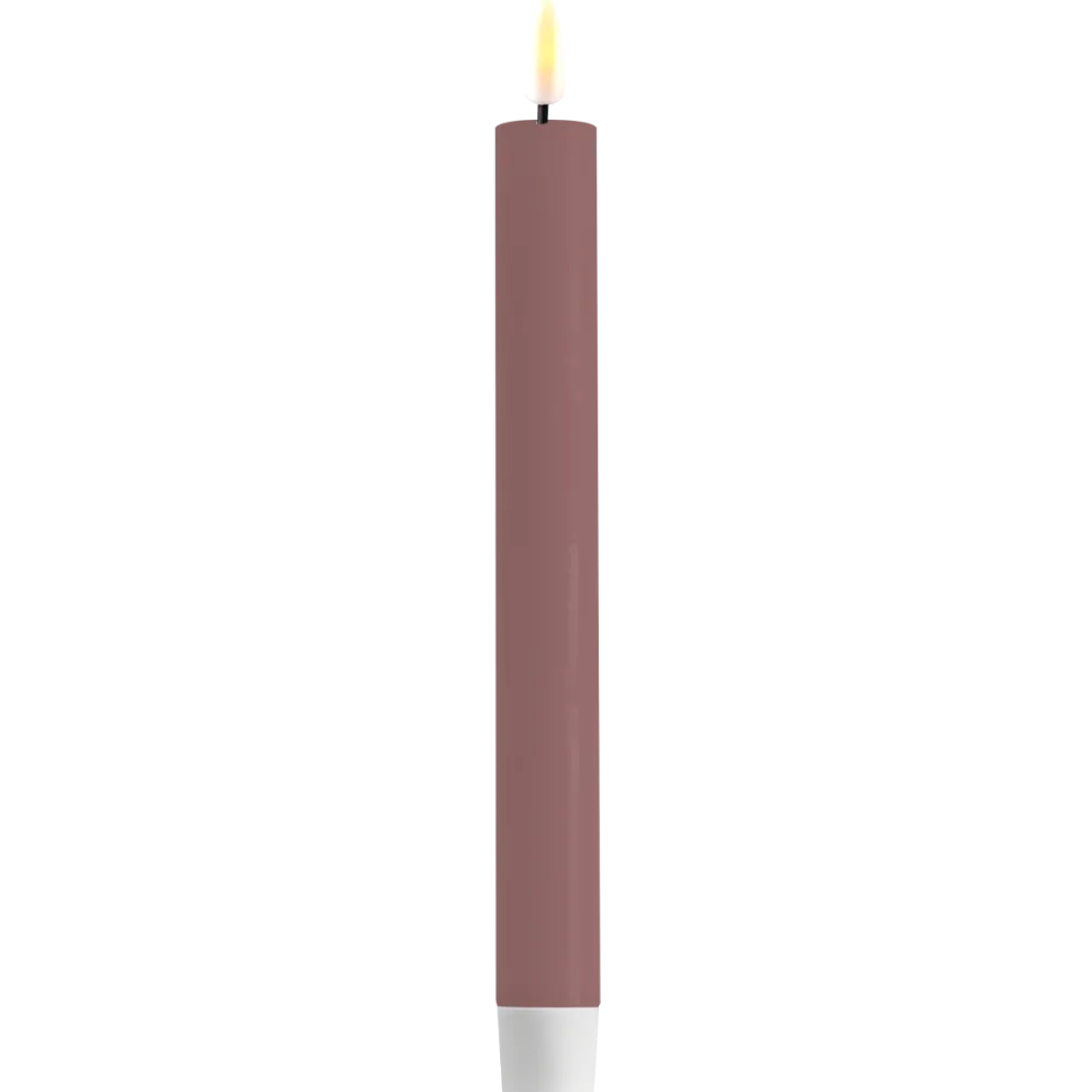 Deluxe Homeart LED 2er Set Stabkerze Real Flame
