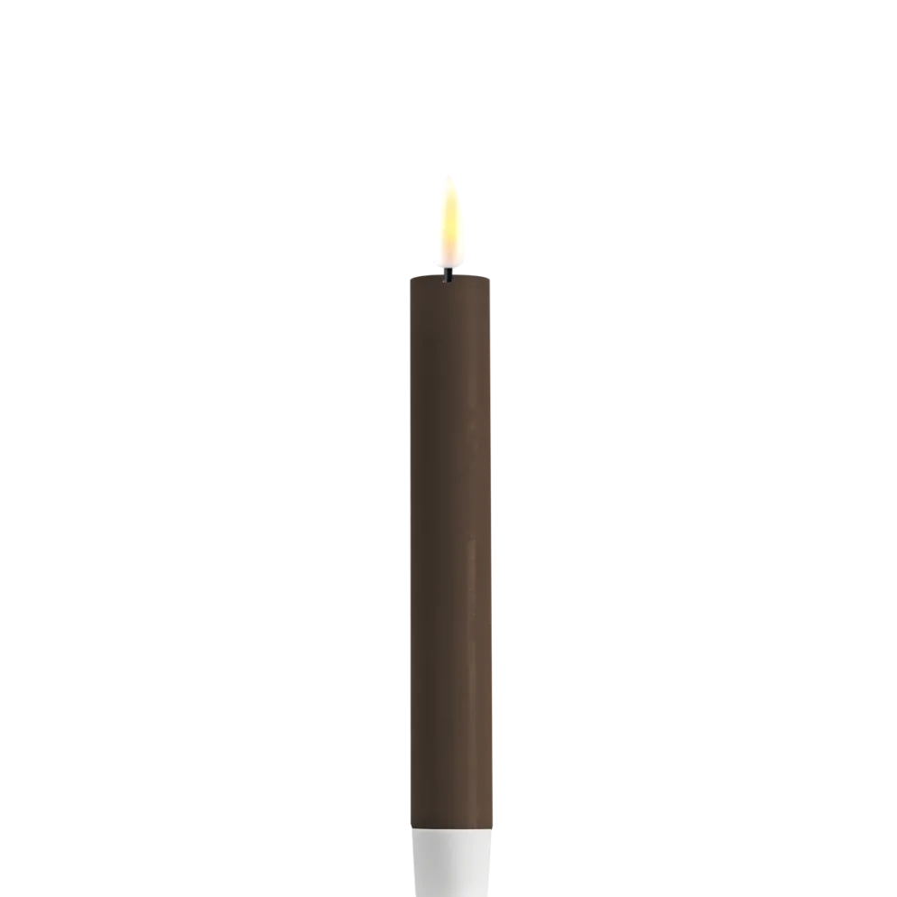 Deluxe Homeart LED 2er Set Stabkerze Real Flame