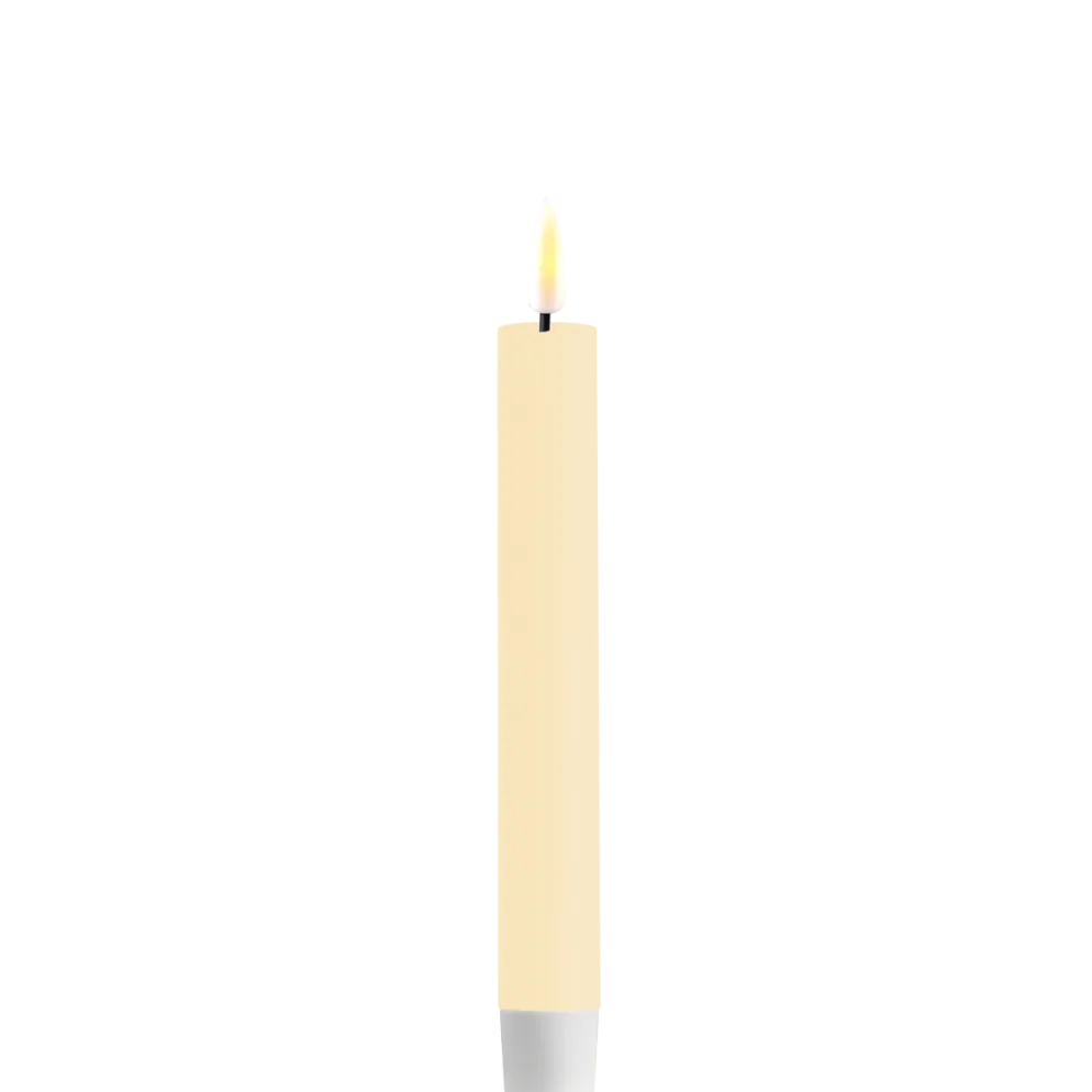 Deluxe Homeart LED 2er Set Stabkerze Real Flame