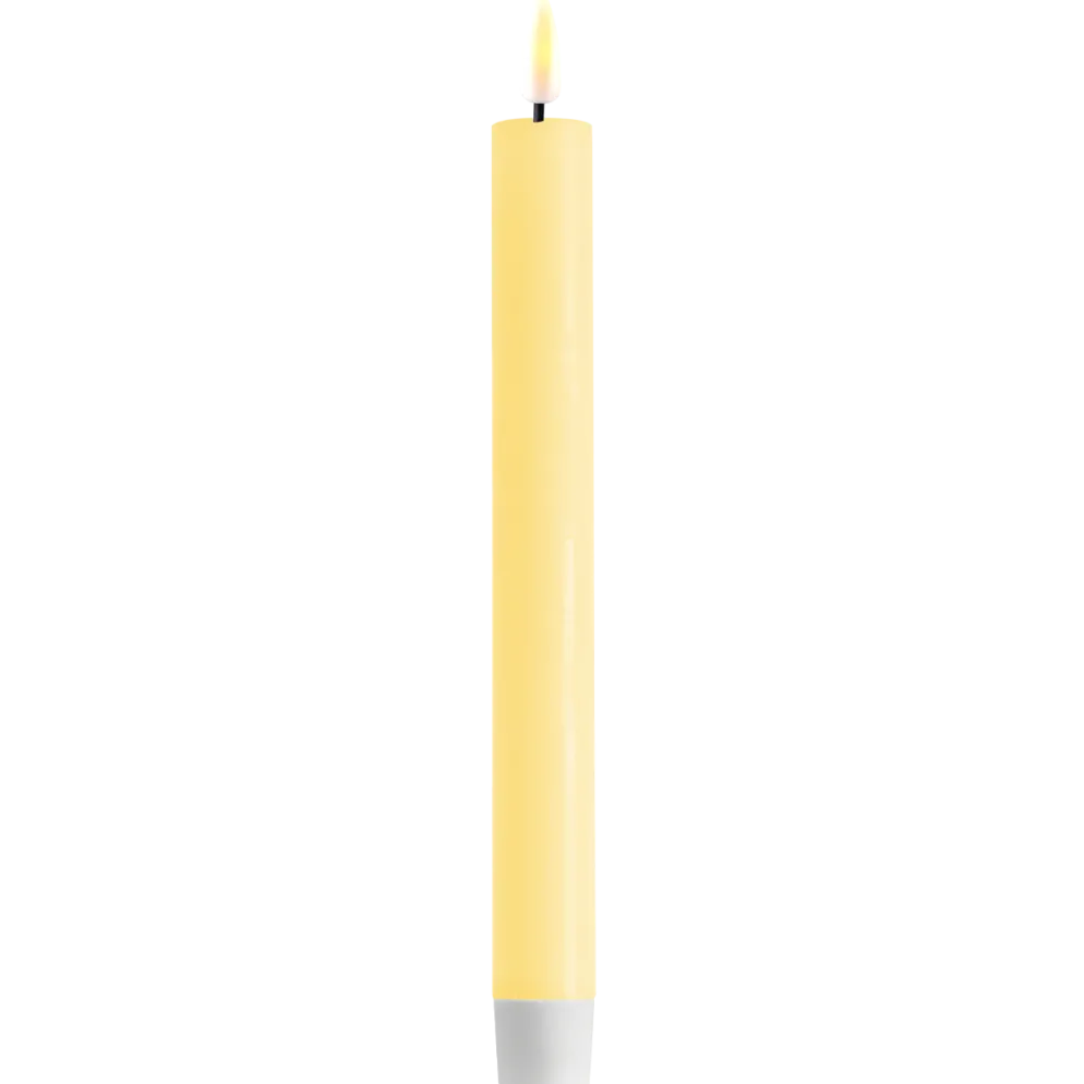 Deluxe Homeart LED 2er Set Stabkerze Real Flame