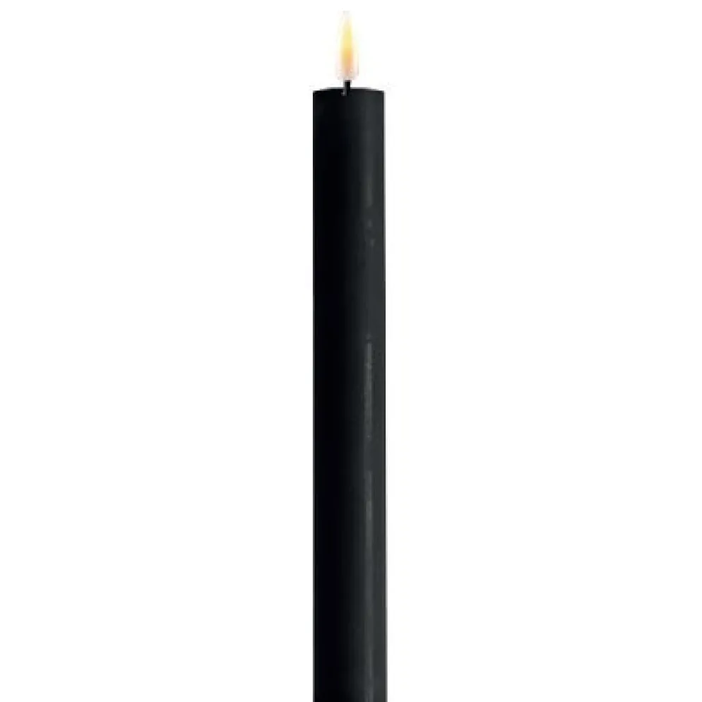 Deluxe Homeart LED 2er Set Stabkerze Real Flame