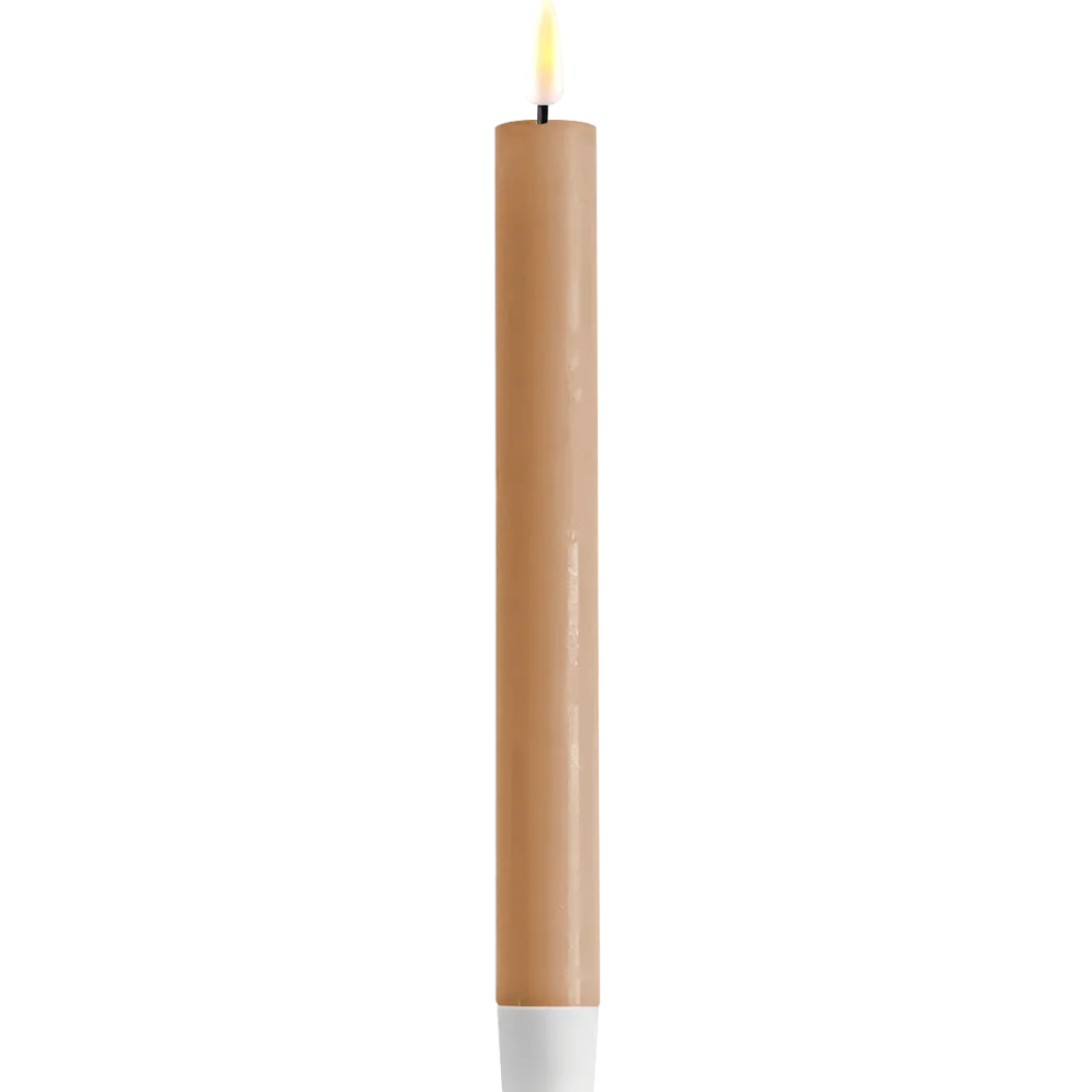 Deluxe Homeart LED 2er Set Stabkerze Real Flame