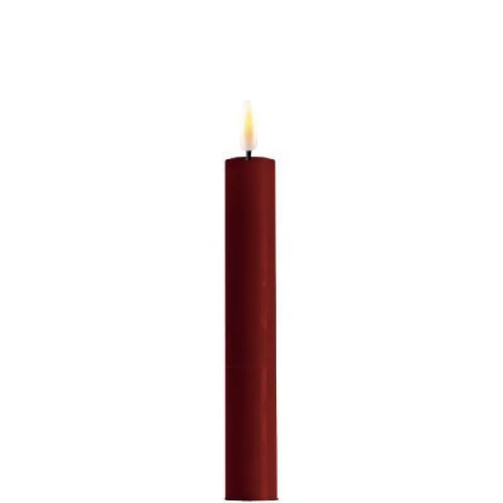 Deluxe Homeart LED 2er Set Stabkerze Real Flame