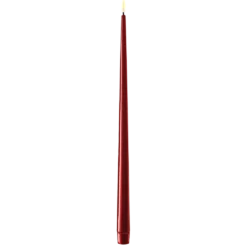 Deluxe Homeart LED Stabkerze mit Lack Real Flame 2er Set
