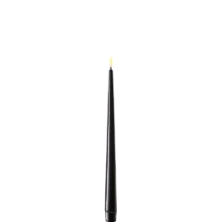 Deluxe Homeart LED Stabkerze mit Lack Real Flame 2er Set