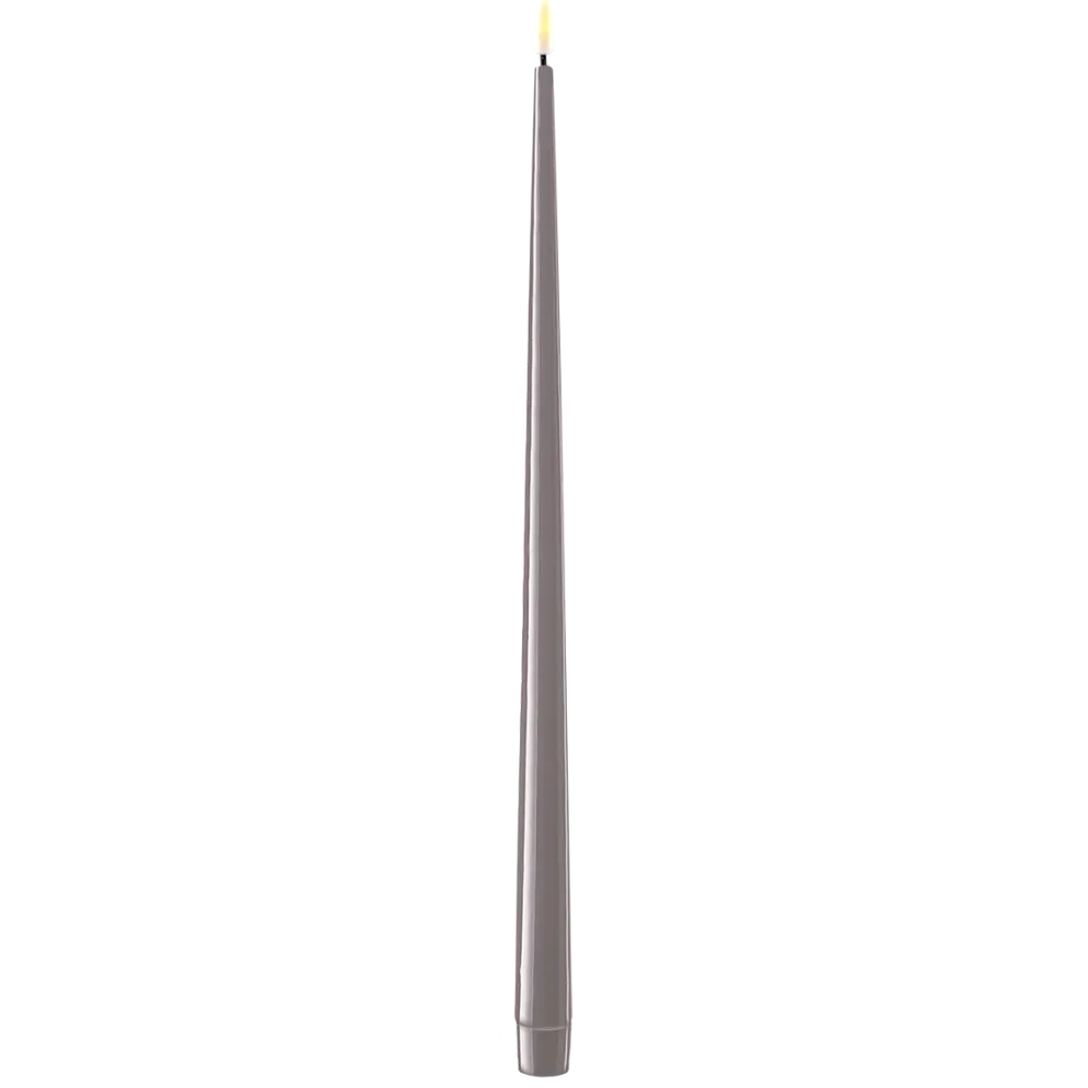 Deluxe Homeart LED Stabkerze mit Lack Real Flame 2er Set