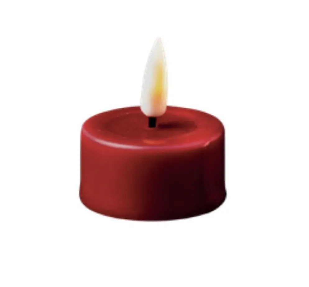 Deluxe Homeart LED Teelicht im 2er Set mit Real Flame