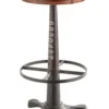 Faktorei Barhocker mit Ledersitz