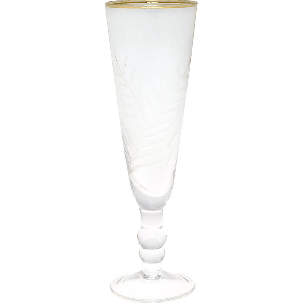 GreenGate Champagner Glas Cutting mit Gold