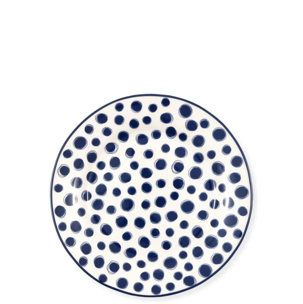 GreenGate Frühstücksteller Tippa blue