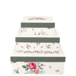 GreenGate Geschenkboxen Erica White 3er-Set
