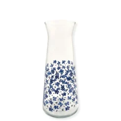 GreenGate Glas Karaffe Dahla blue