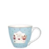 GreenGate Mug Xmas Letter pale blue
