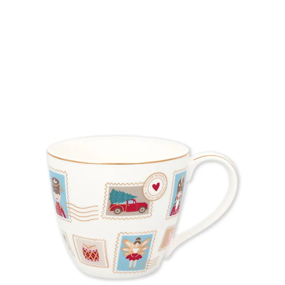 GreenGate Mug Xmas Letter white