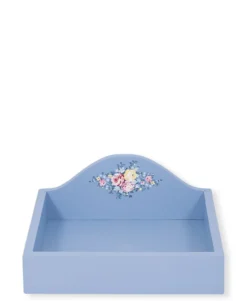 GreenGate Serviettentablett Laura Dusty Blue