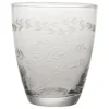 GreenGate Wasserglas klar mit Schliff