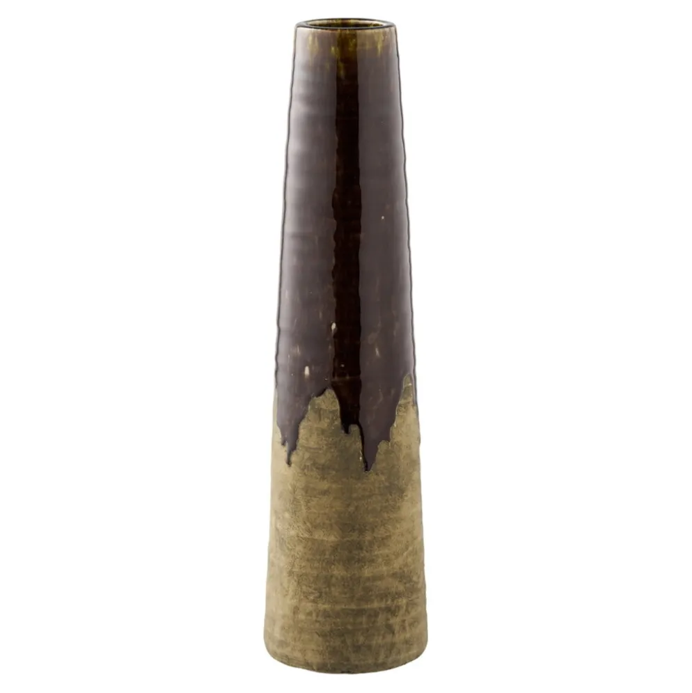 House Nordic Keramik Vase Braun