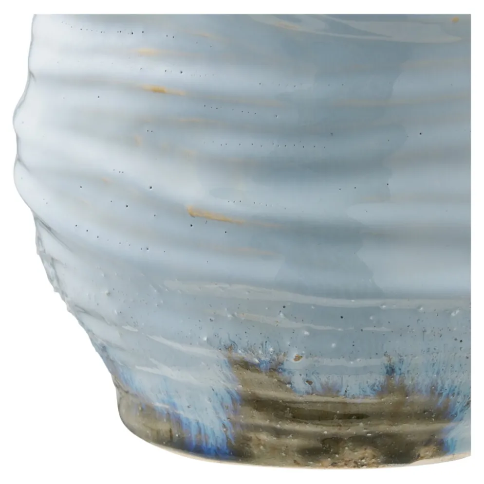 House Nordic Keramik-Vase Hellblau Ø 19,5 cm
