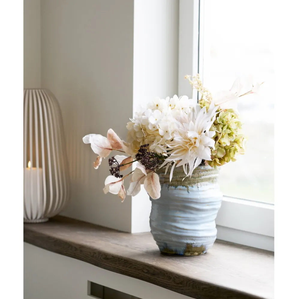 House Nordic Keramik-Vase Hellblau Ø 19,5 cm